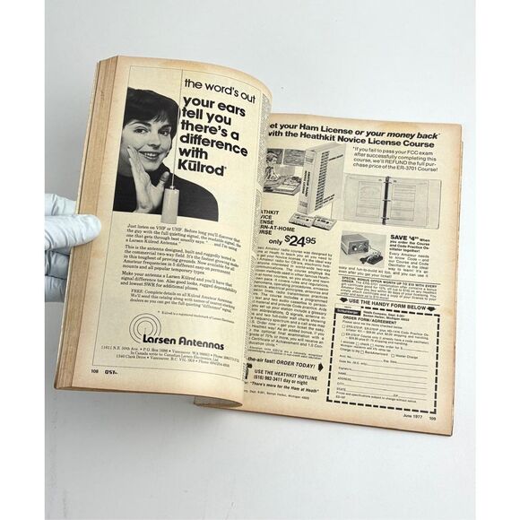 Vintage QST Amateur Radio Magazines Lot of 10 1977 EV2355 - Picture 9 of 13